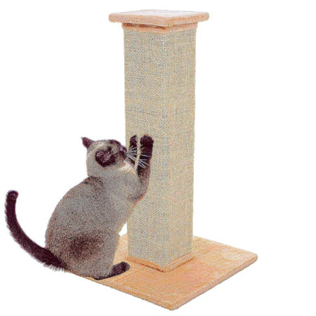 Pet Adobe 28 inch Sisal Burlap Cat Scratching Post 548799SSG